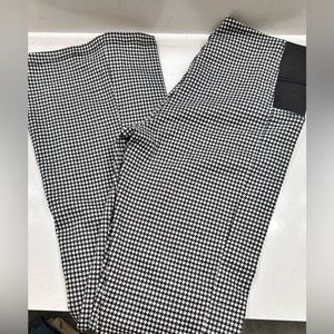 Stretchy flared patterned pants